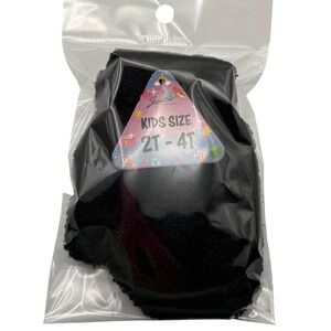 Superstar Accessories Black Kids Size 2T 4T Plush Mittens